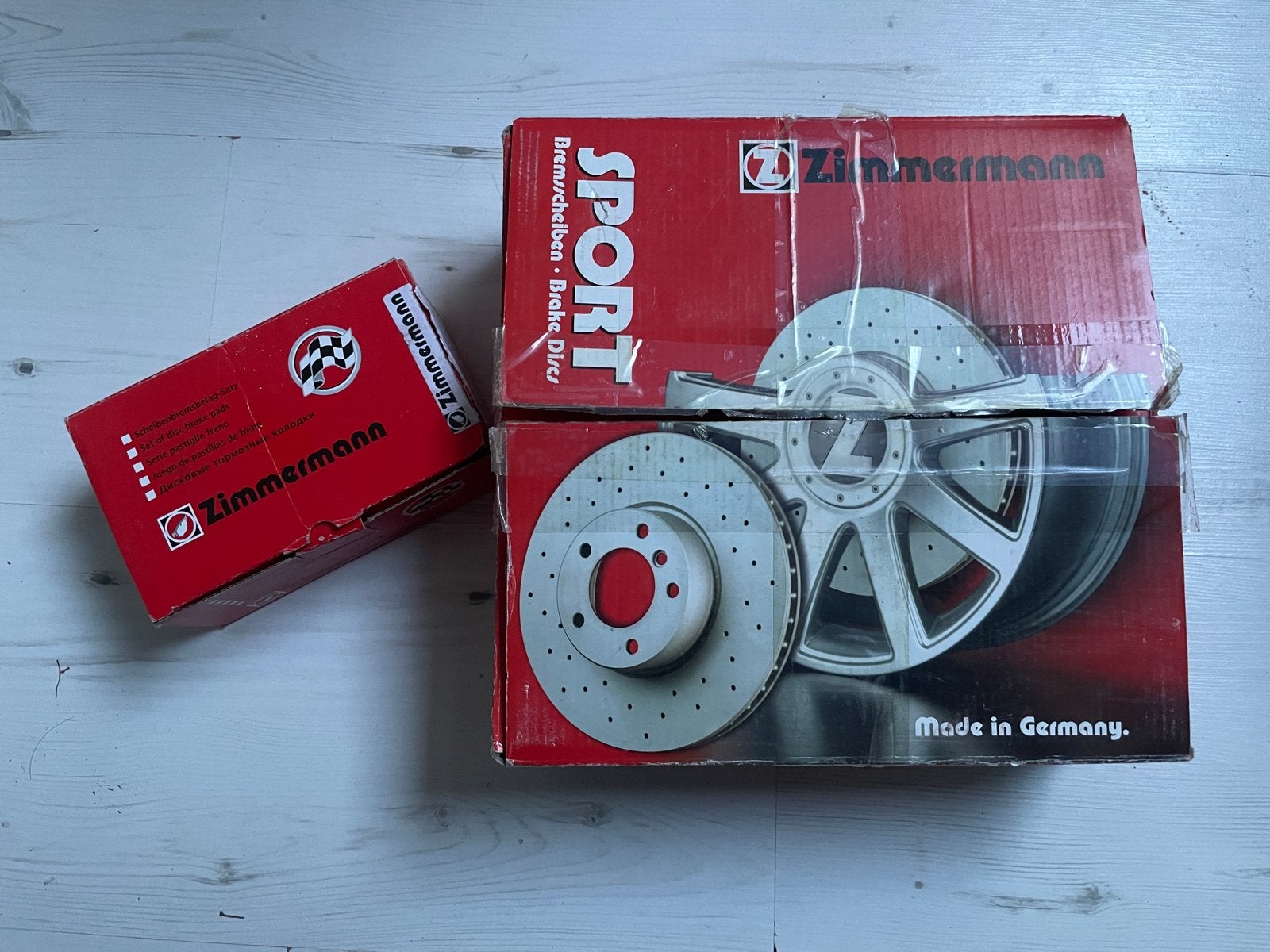 Zimmermann Sport Remschijven en Blokken Golf 239mm, Auto-onderdelen, Ophalen of Verzenden, Nieuw, Volkswagen