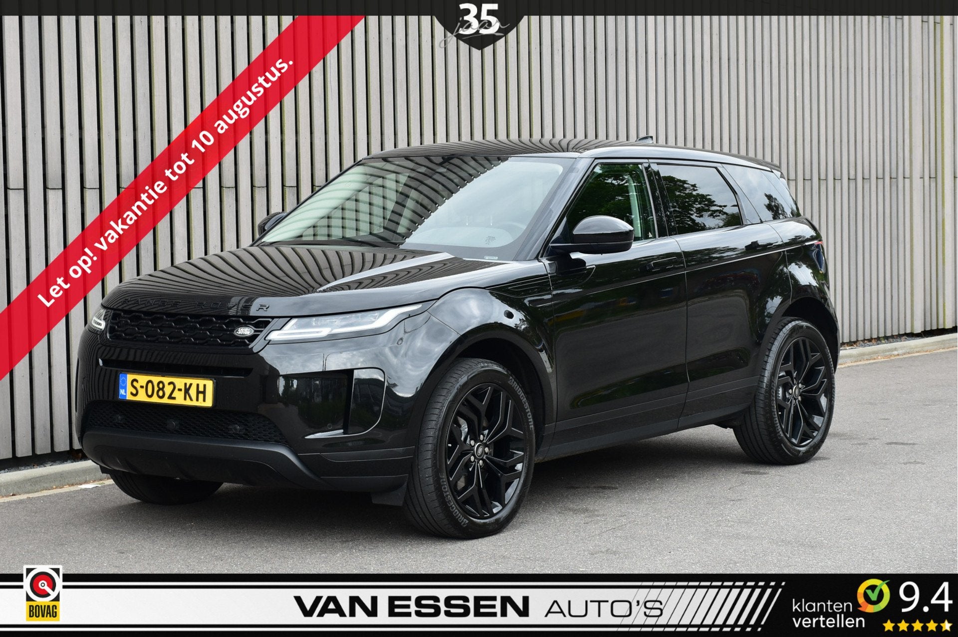 Land Rover Range Rover Evoque 2.0 P200 AWD S Leder Navigatie, 1800 kg, Euro 6, 4 cilinders, Zwart
