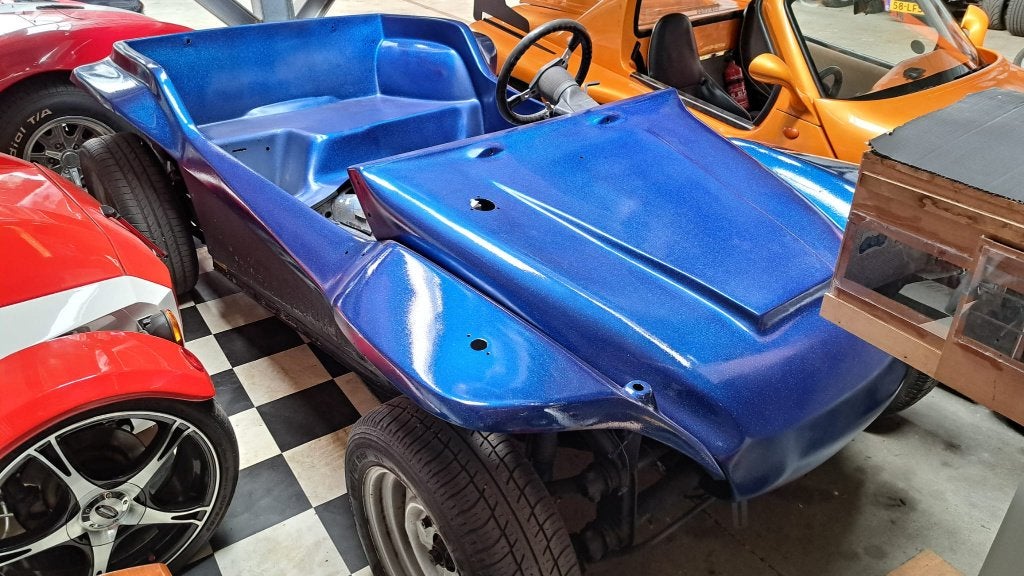 vw Buggy body, chassis bouwjaar 1967, Auto-onderdelen, Carrosserie en Plaatwerk, Ophalen, Gebruikt, Voor, Spatbord