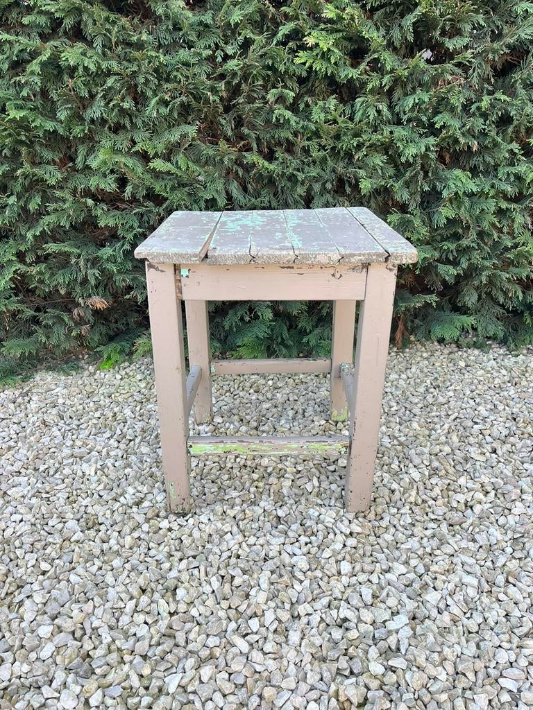Brocante kruk opknapper, Ophalen, Gebruikt, Hout