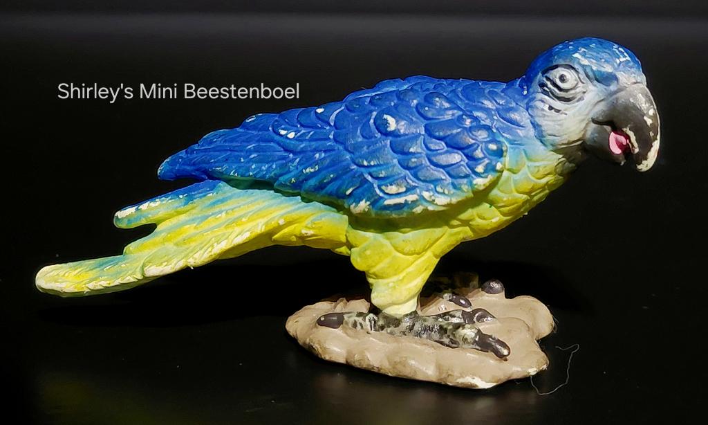 schleich papegaai, Ophalen of Verzenden, Gebruikt, Vogel, Beeldje of Figuurtje