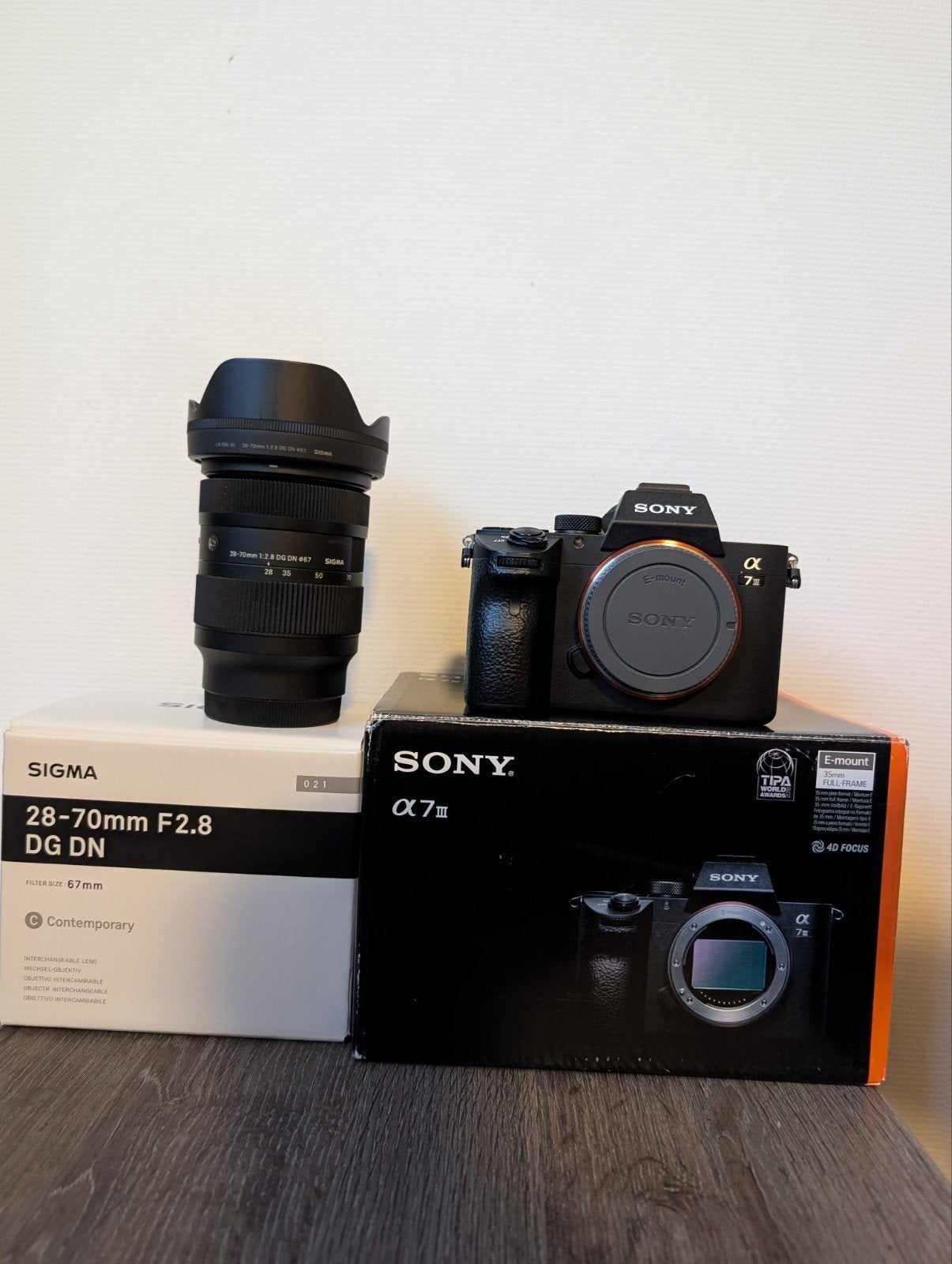 Sony A7 III + Sigma 28–70mm F2.8 DG DN – Complete Full-Frame, Beeldstabilisatie, Ophalen of Verzenden, Zo goed als nieuw, 4 t/m 7 keer