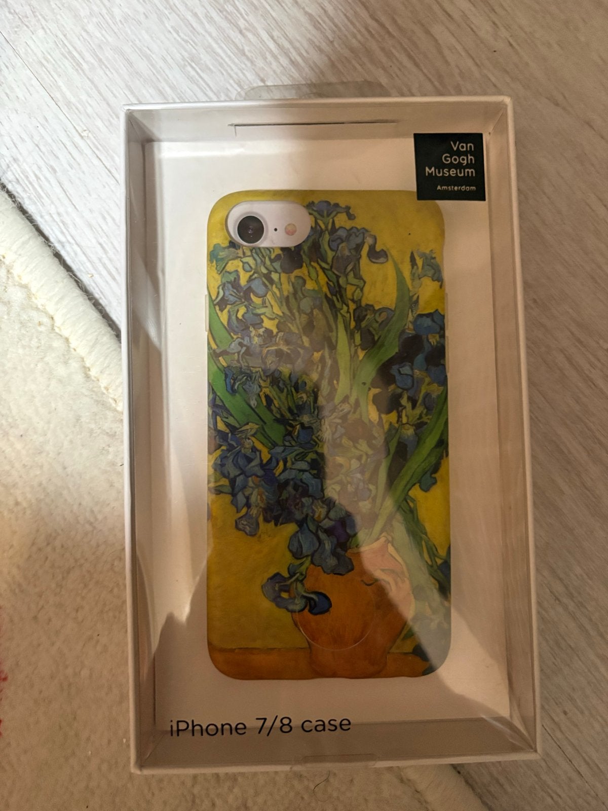Van Gogh Museum iPhone 7/8 hoesje - Irissen, Kunststof, Overige merken, Nieuw, Hoesje of Tasje