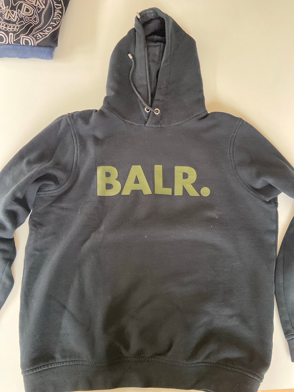 BALR. hoodie zwart met groen logo - Maat S, Ophalen of Verzenden, Gedragen, Maat 46 (S) of kleiner, Zwart