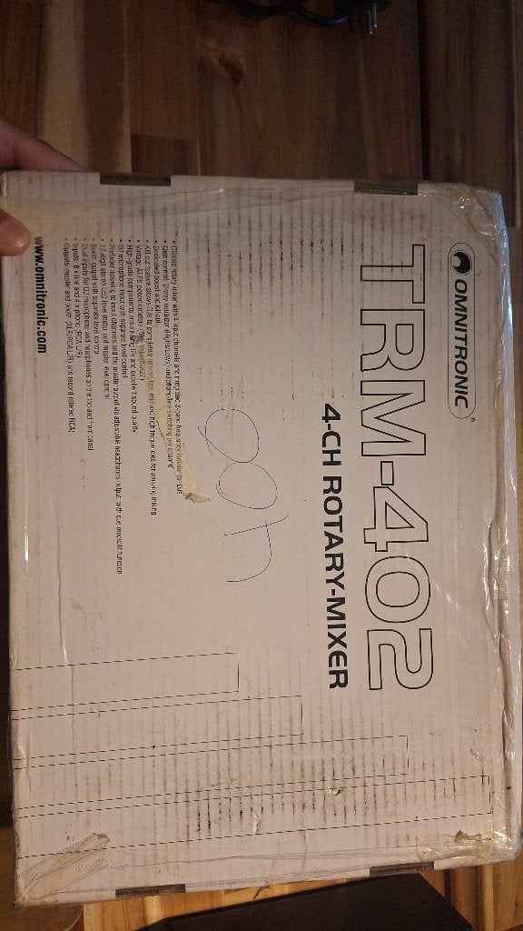 Omnitronic TRM-402, Muziek en Instrumenten, Ophalen of Verzenden, Zo goed als nieuw, Minder dan 5 kanalen, Microfooningang