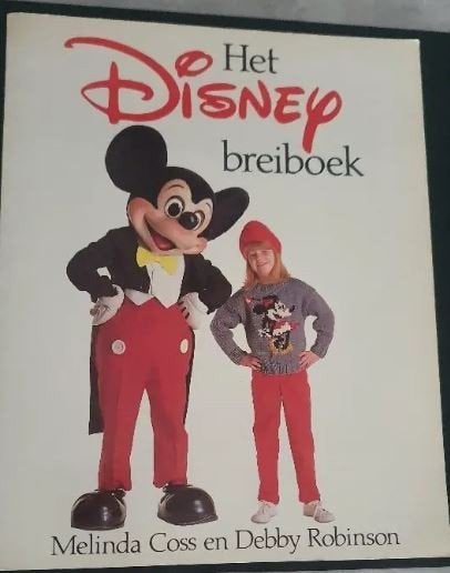 Het DISNEY breiboek 1988 gedrukt voor Nederland  Brecht, Ophalen of Verzenden, Overige figuren, Zo goed als nieuw, Overige typen