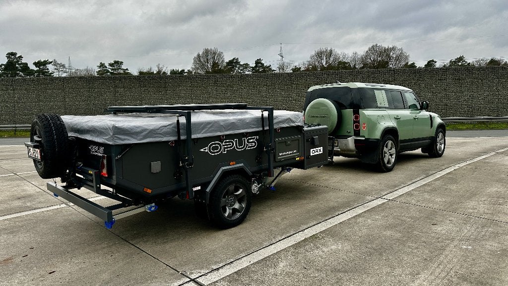 OPUS ORX "Titan" offroad vouwwagen *** zo goed als nieuw ***, Caravans en Kamperen, Aanwezig, Tot en met 6, Grijs, Ophalen