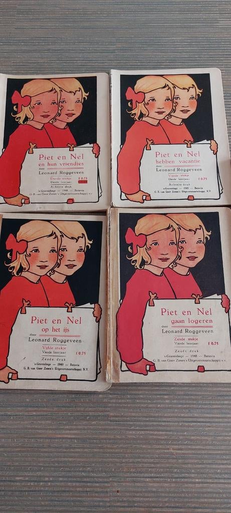 5x Piet en Nel boekjes 1948/1949, Boeken, Ophalen of Verzenden