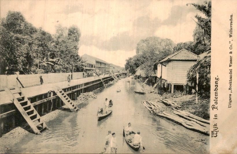 Nederlands Indië - Palembang - 1900, Ophalen of Verzenden, Voor 1920, Ongelopen, Noord-Holland