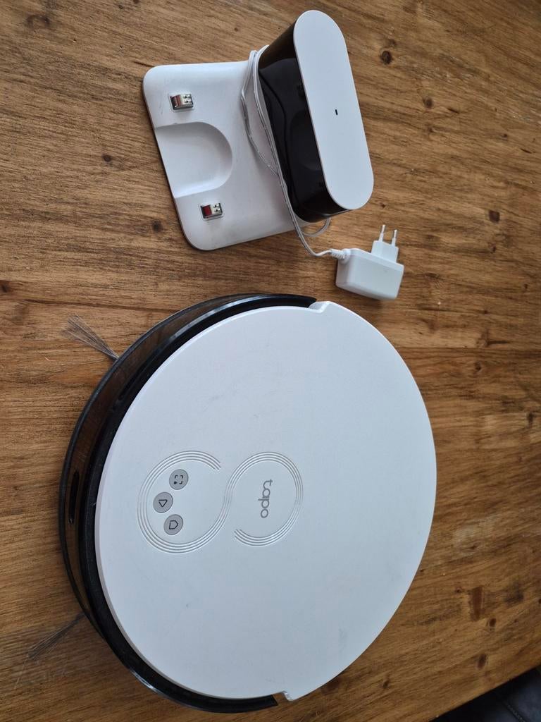 Tapo RV20 Mop Robotstofzuiger met MagSlim LiDAR Navigatie, Ophalen of Verzenden, Zo goed als nieuw, Reservoir, Robotstofzuiger