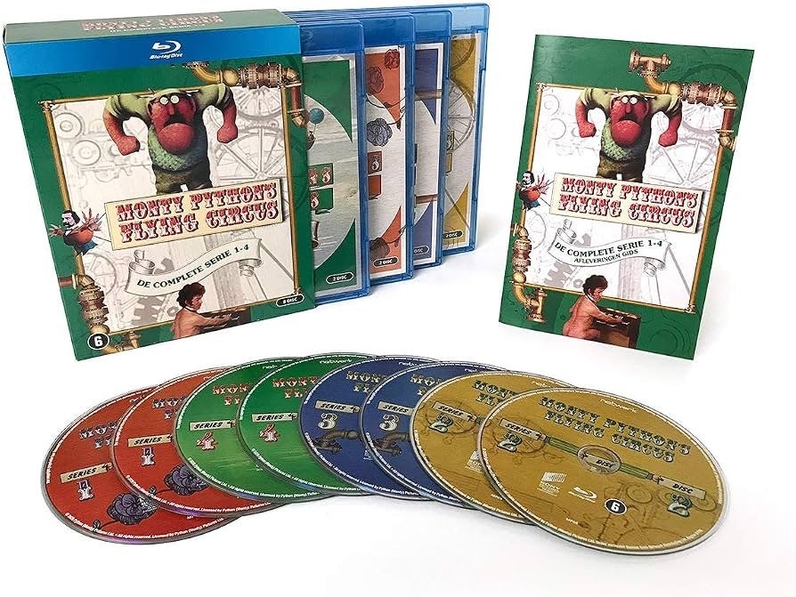GEZOCHT: Monty Python's Flying Circus 1-4 op Blu-Ray, Engels, Nederlands, Boxset, Ophalen of Verzenden