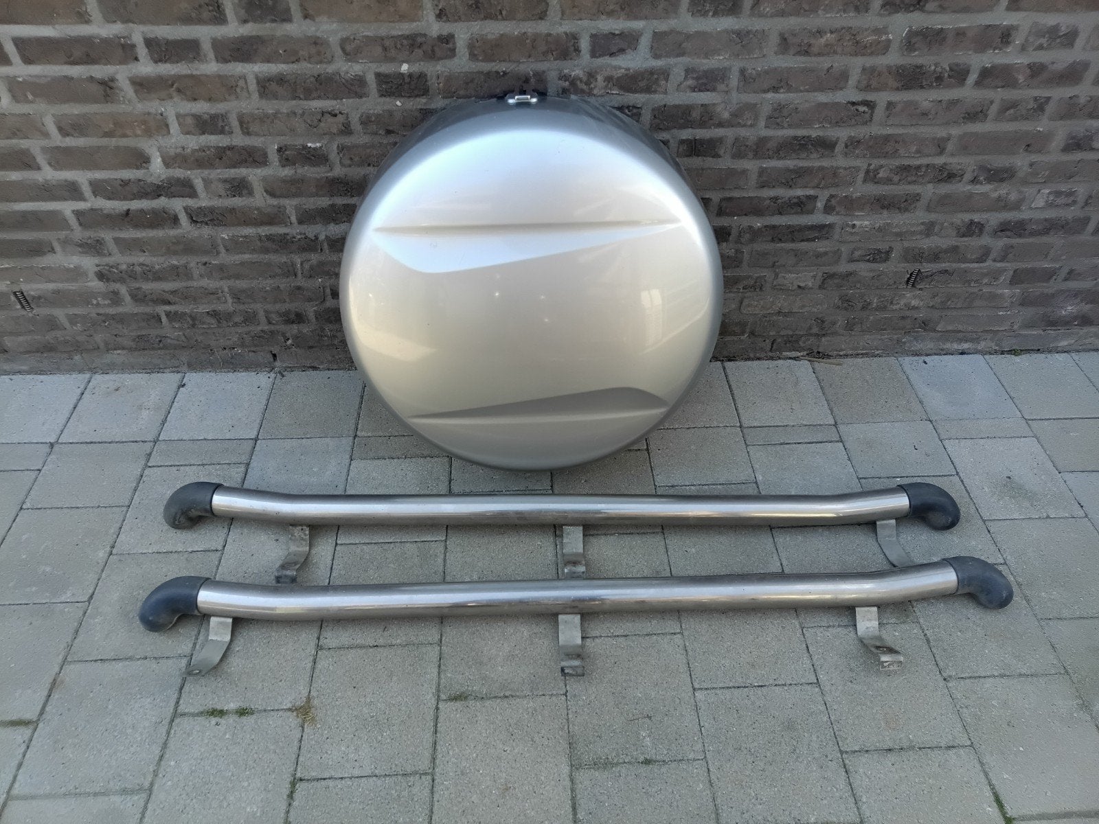 Toyota RAV4 XA20 Sidebars RVS en reservewiel cover, Ophalen, Gebruikt