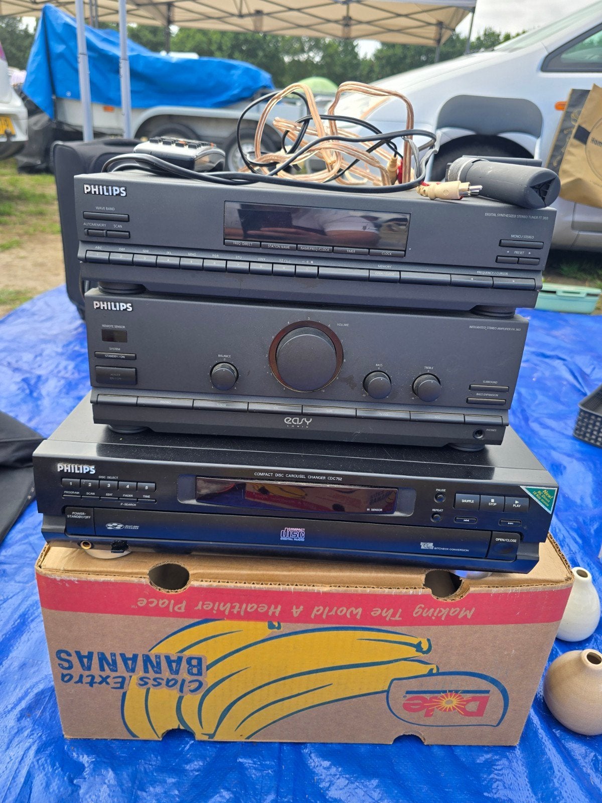Philips Stereo Set met CD-speler en Tuner, Ophalen, Philips, Gebruikt, Draagbaar