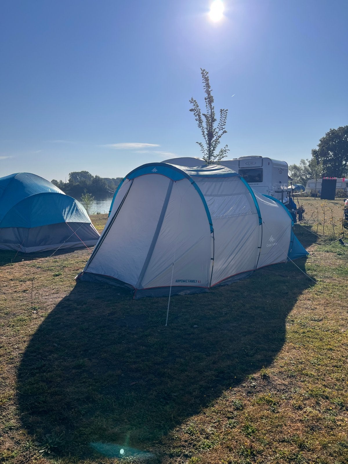 Quechua Arpenaz Family 4.1 familietent, Ophalen of Verzenden, Zo goed als nieuw, Tot en met 6