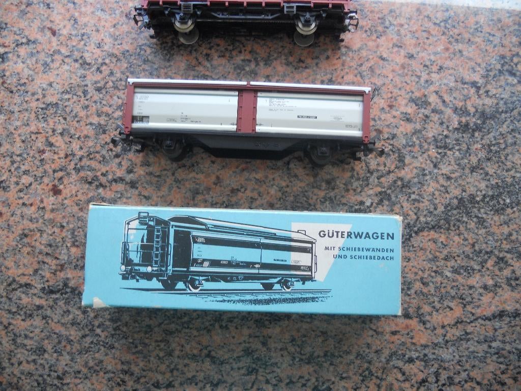 Märklin 4629 en 4633 in Fleischmann uitvoering, Hobby en Vrije tijd, Modeltreinen | H0, Gebruikt, Gelijkstroom, Wagon, Ophalen of Verzenden