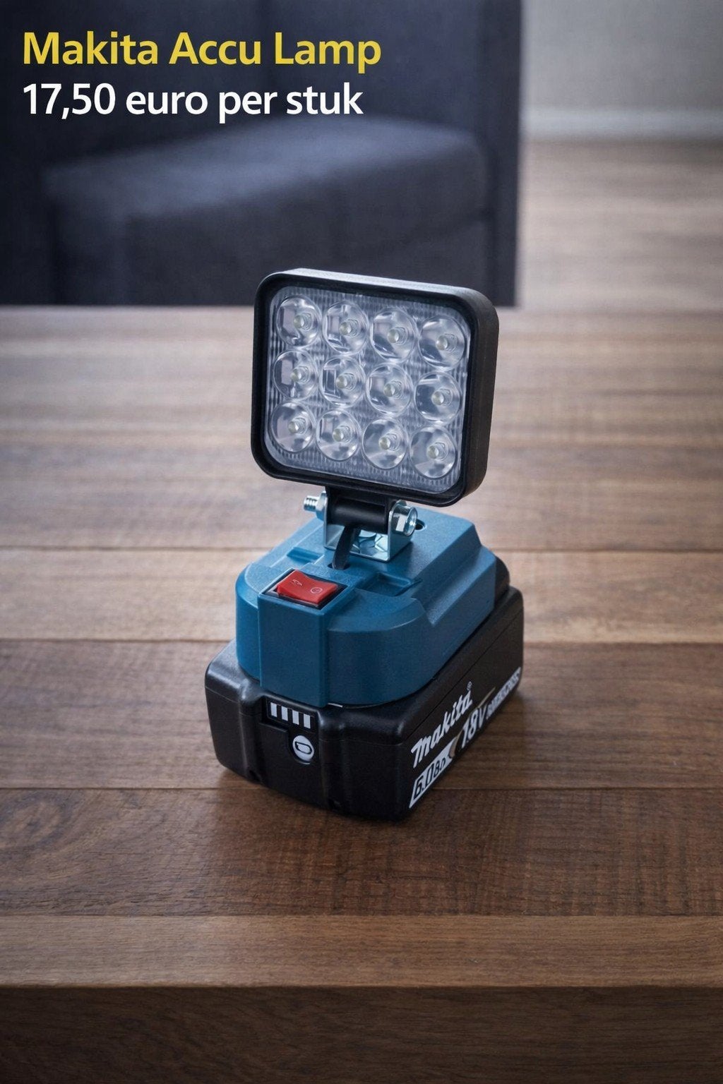 Compacte LED Lamp voor Makita 18V Accu, Ophalen of Verzenden, Nieuw, Lamp