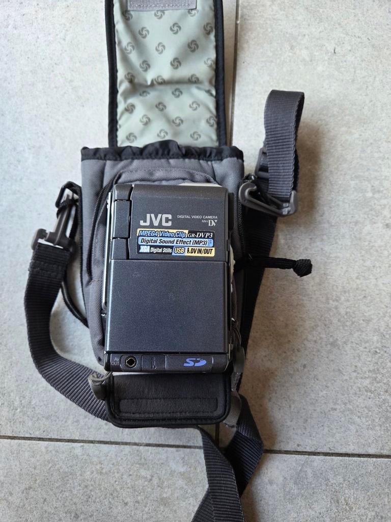 JVC Digitale Videocamera GR-DVP3E - niet getest, met tasje, Audio, Tv en Foto, Videocamera's Digitaal, Mini dv, JVC, 20x of meer