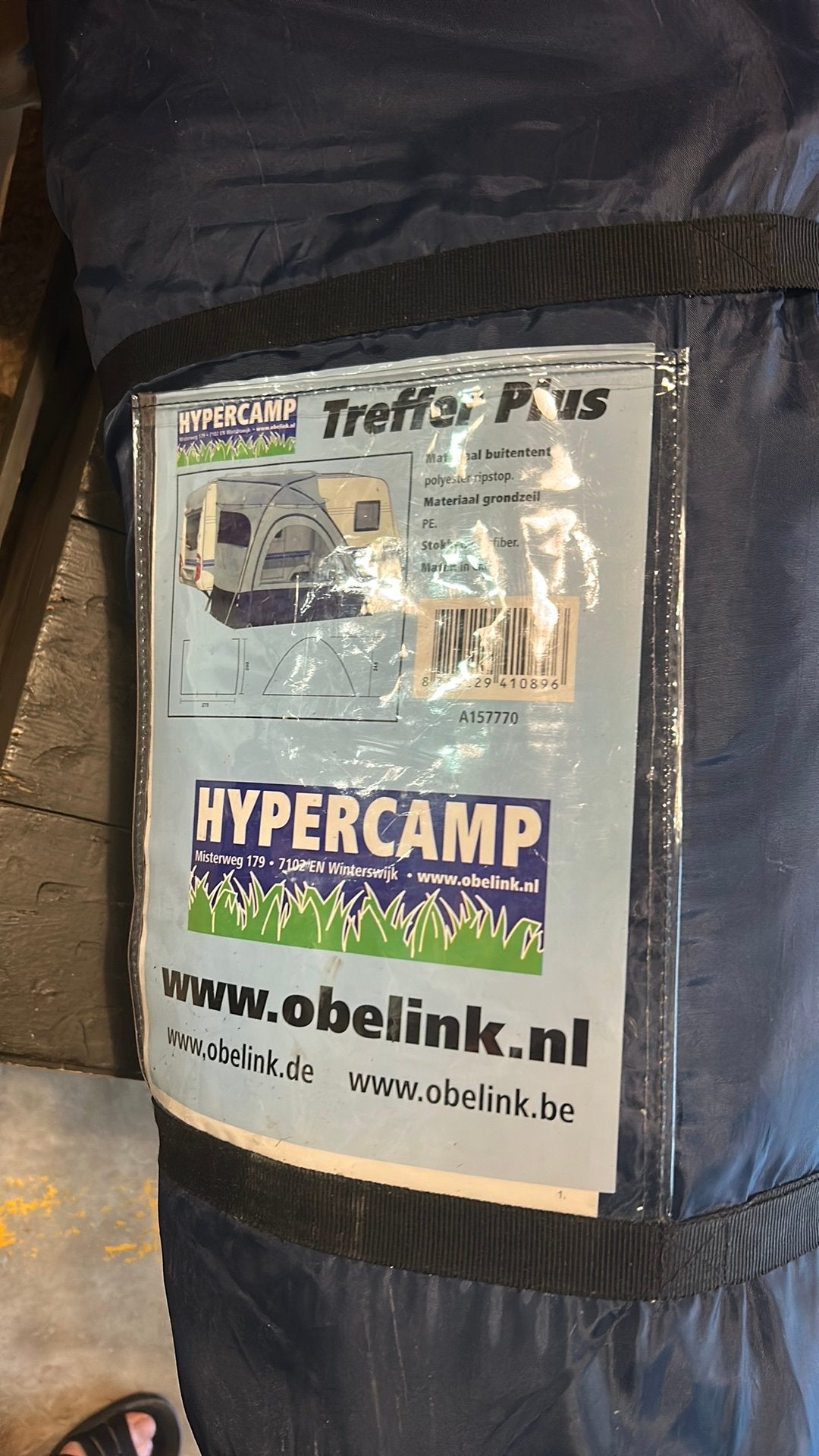 Obelink Hypercamp bustent treffer plus, Obelink, Tot en met 2, Hypercamp, Zo goed als nieuw