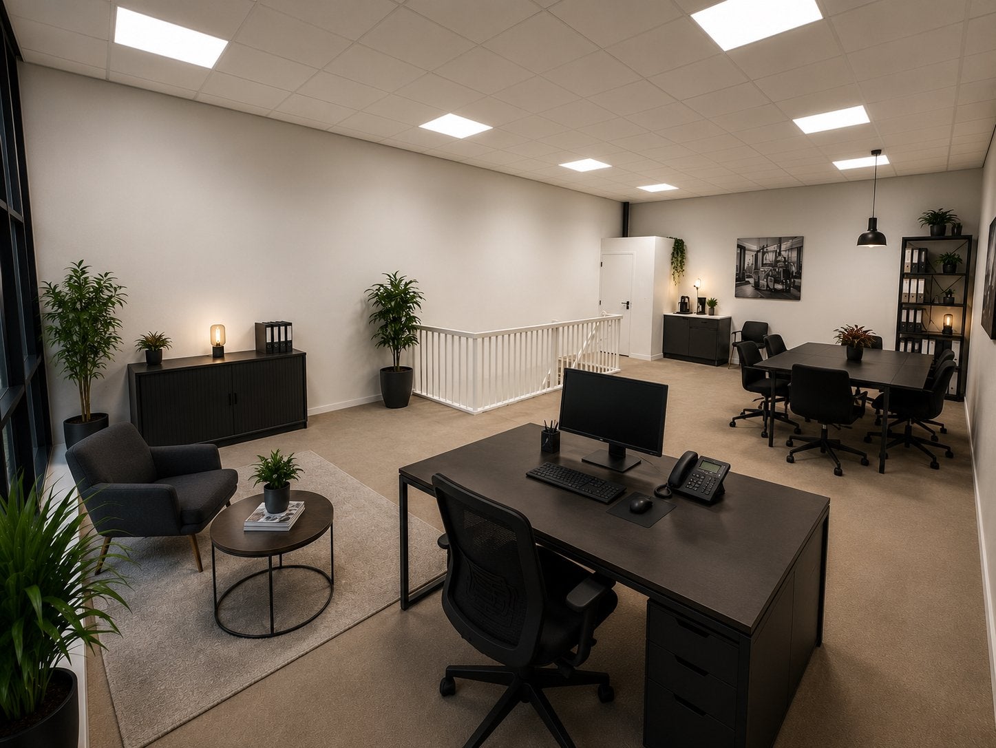 Bovenverdieping Kantoorruimte, bedrijfsruimte te huur 60m2, 60 m², Huur, Kantoorruimte