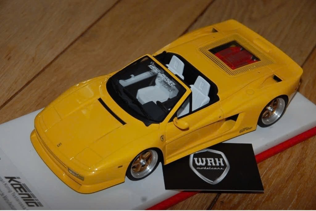 !! SALE !! FERRARI TESTAROSSA Koenig MG models ZIE INFO WRH, Hobby en Vrije tijd, Modelauto's | 1:18, Verzenden, Gebruikt, Auto