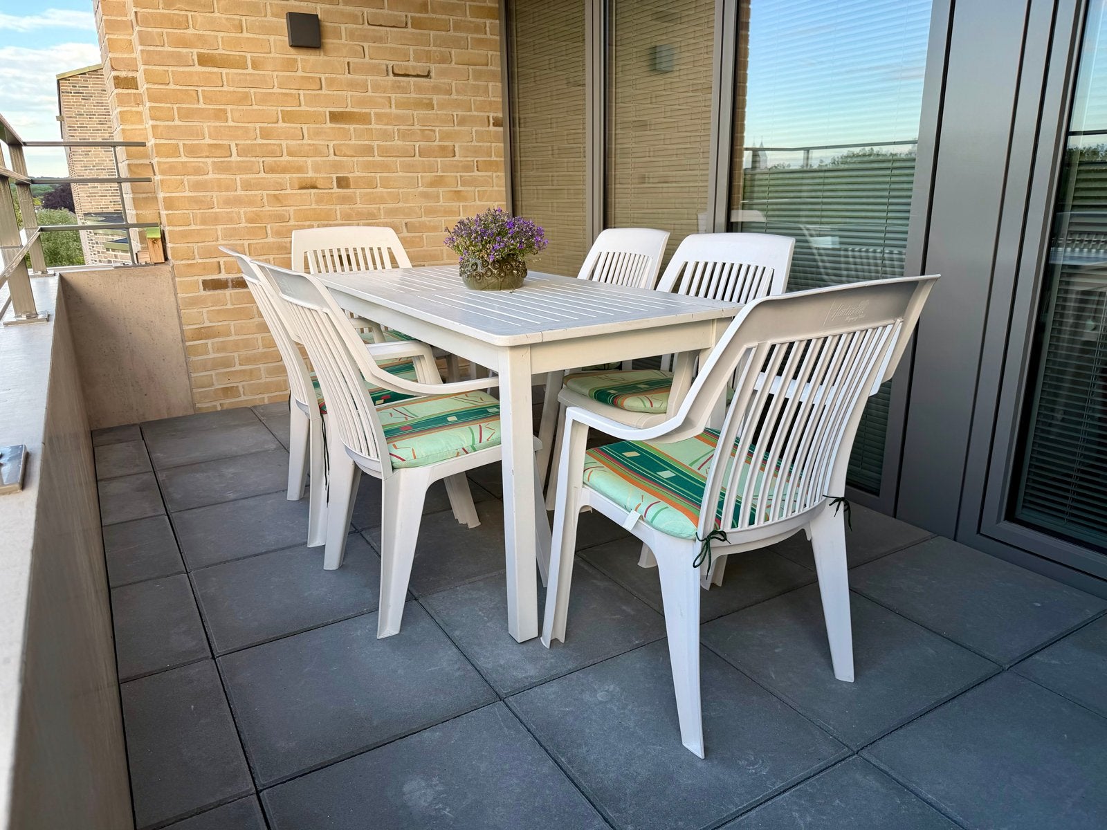 Houten tuintafel, Tuin en Terras, Tuinsets en Loungesets, Ophalen, Gebruikt, Eettafel, 6 zitplaatsen