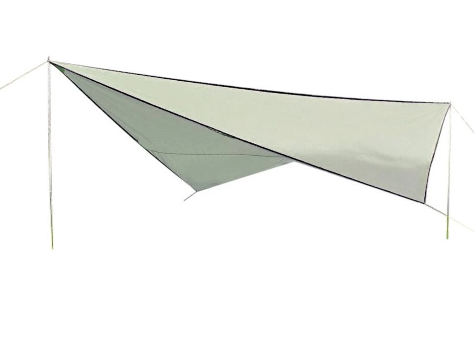 Driehoekig Outdoorzeil  Tarp 2, Ophalen, Zo goed als nieuw