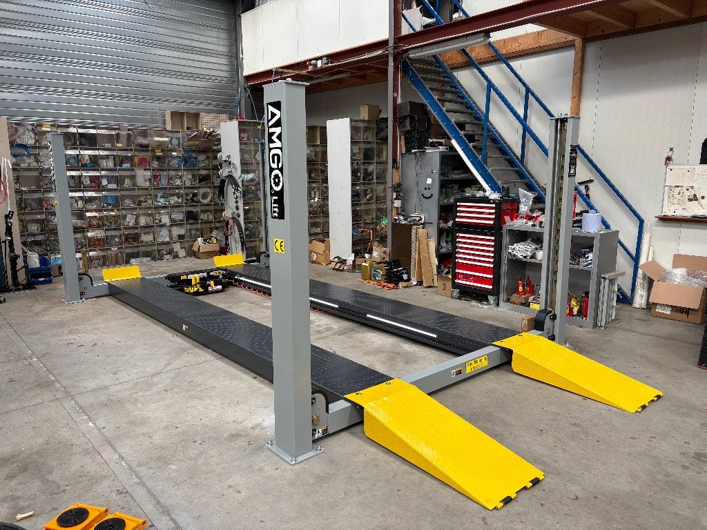 AMGO A465 Heavy Duty 4-Koloms Hefbrug – 6500 KG – APK, Ophalen of Verzenden, Nieuw