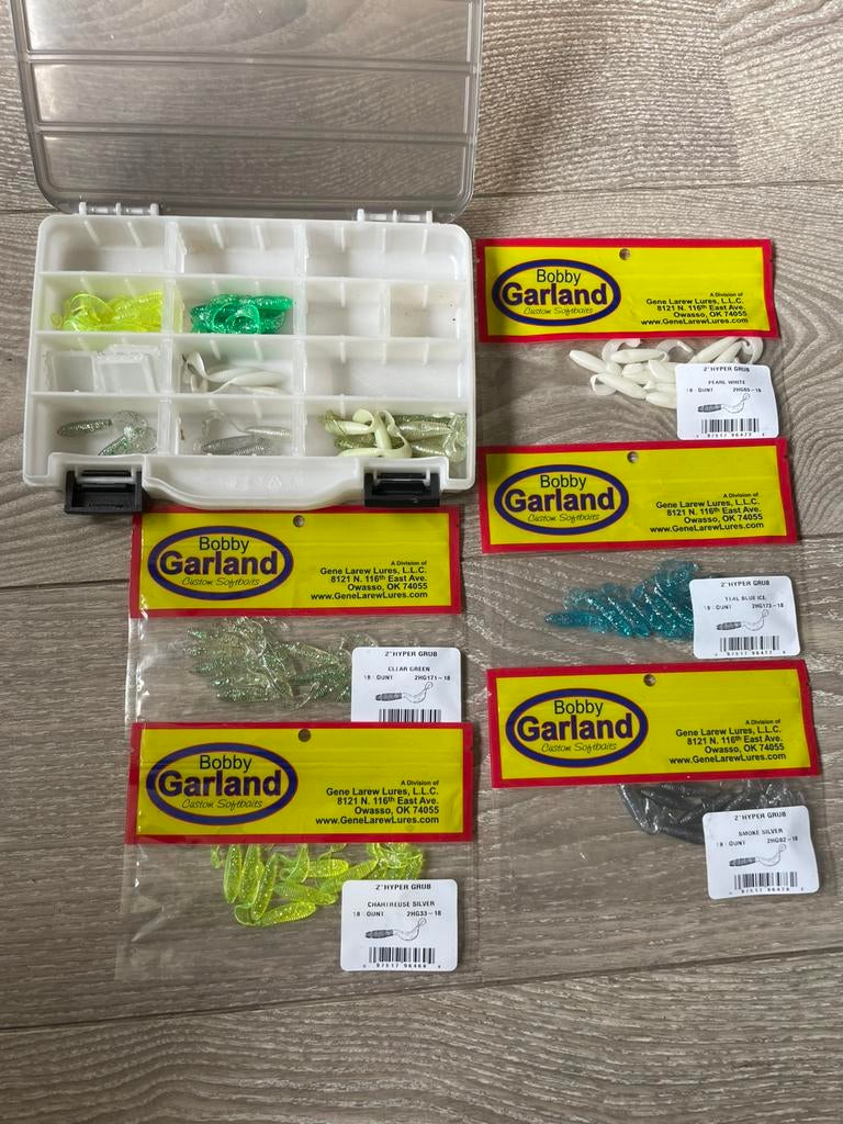 Bobby garland custom softbaits 2” hyper grub, Ophalen of Verzenden, Zo goed als nieuw, Overige typen