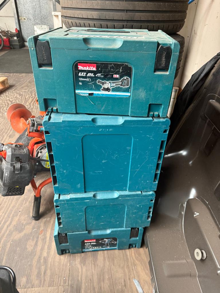 Makita m box 4 keer, Ophalen of Verzenden, Gebruikt