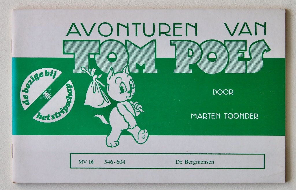 Tom Poes - 16. De bergmensen (1975), Boeken, Eén stripboek, Ophalen of Verzenden, Zo goed als nieuw
