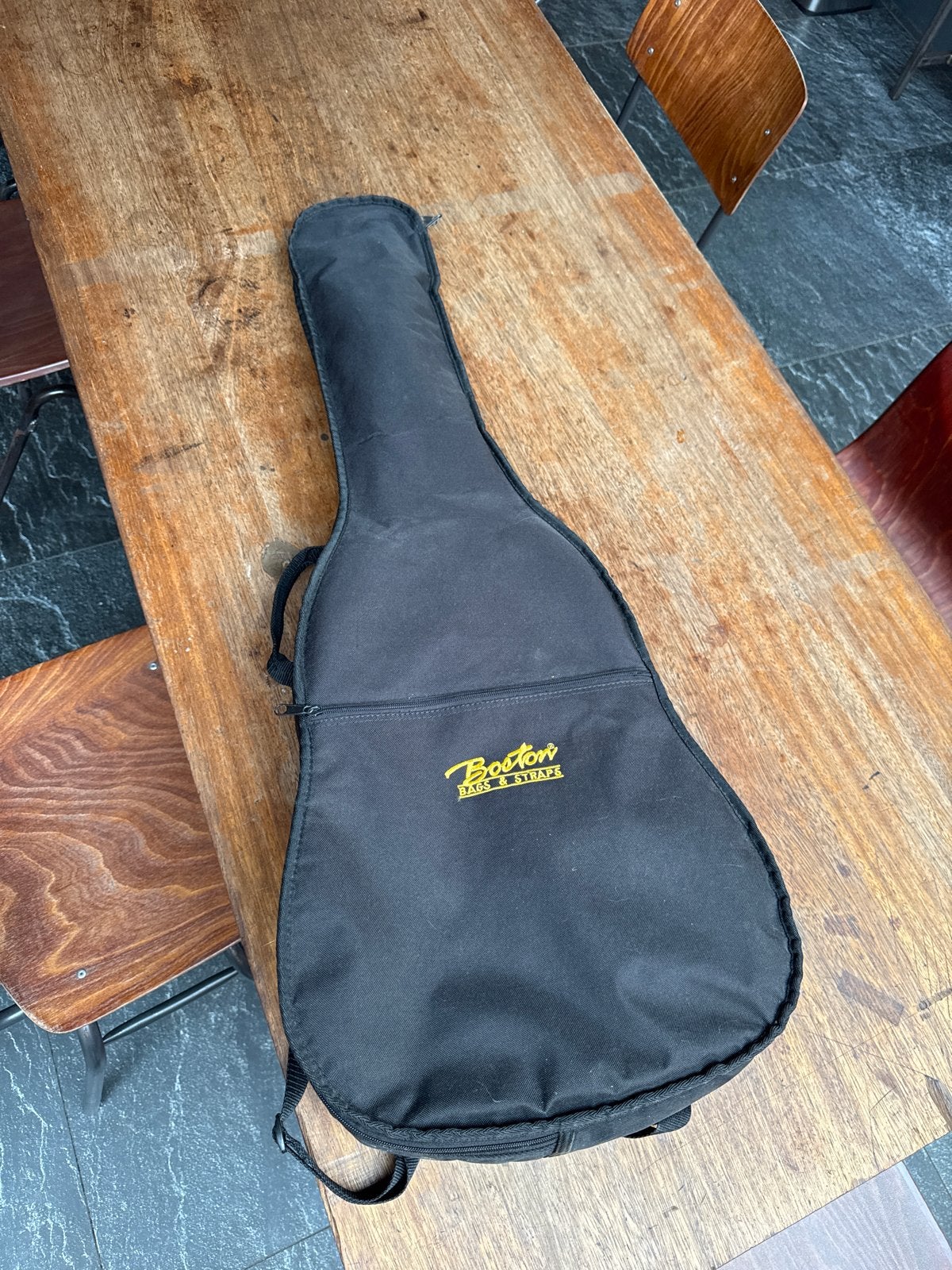Klassieke gitaar met hoes en stemapparaat, Ophalen of Verzenden, Gebruikt, Klassieke of Spaanse gitaar, Met koffer