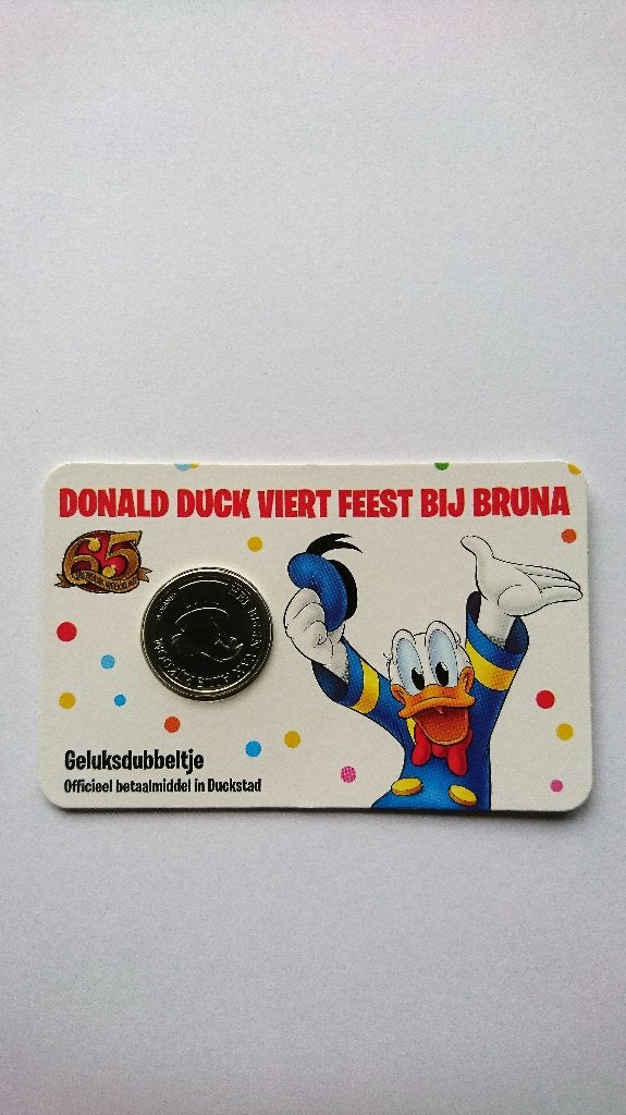 Donald Duck geluksdubbeltje, Verzenden, Overige landen, Overige waardes, Losse munt