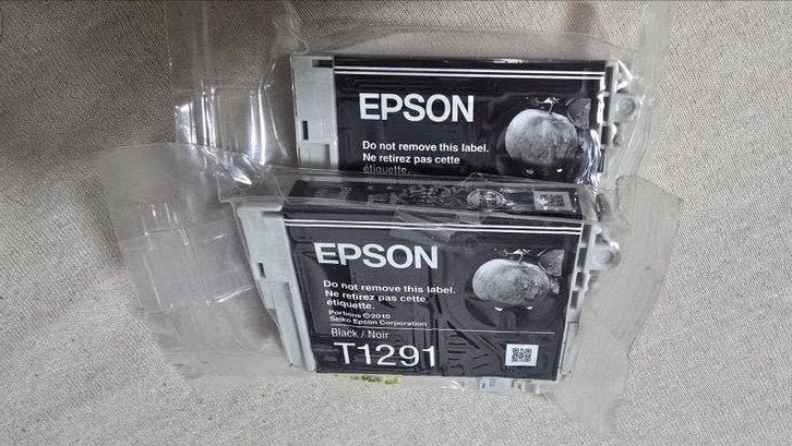 Epson T1291 Zwarte Inktcartridges (2 stuks), Ophalen of Verzenden, Nieuw, Cartridge, Epson