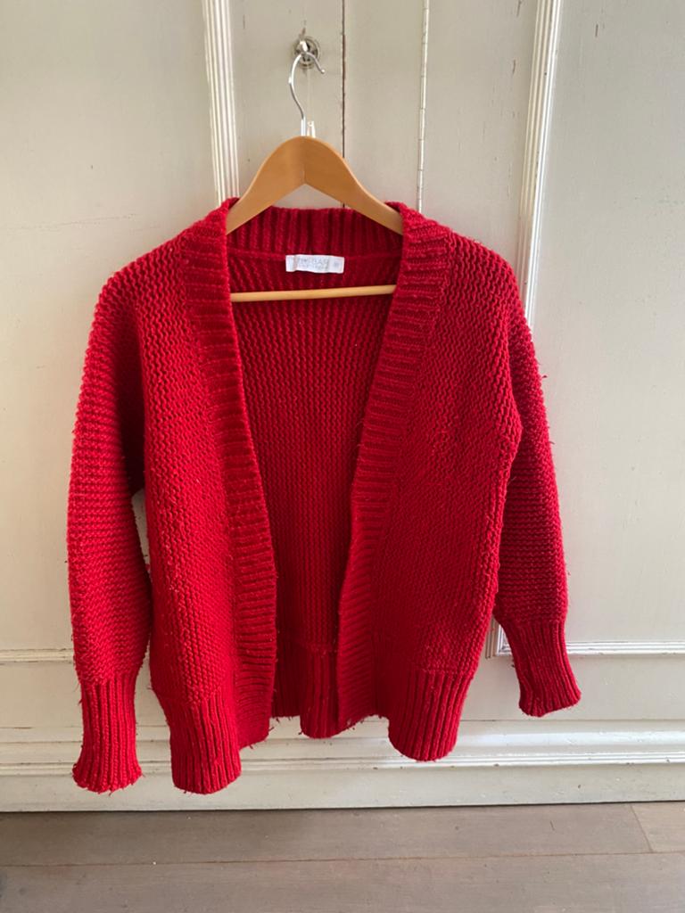 Leuk rood vest By-Bar, Ophalen, Gedragen, Maat 38/40 (M), Rood