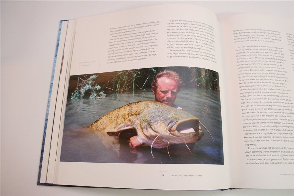 Vissen op Giganten — Meerval, Steur, Zalm & Meer [Nieuwstaat, Boeken, Ophalen of Verzenden, Zo goed als nieuw, Vissen