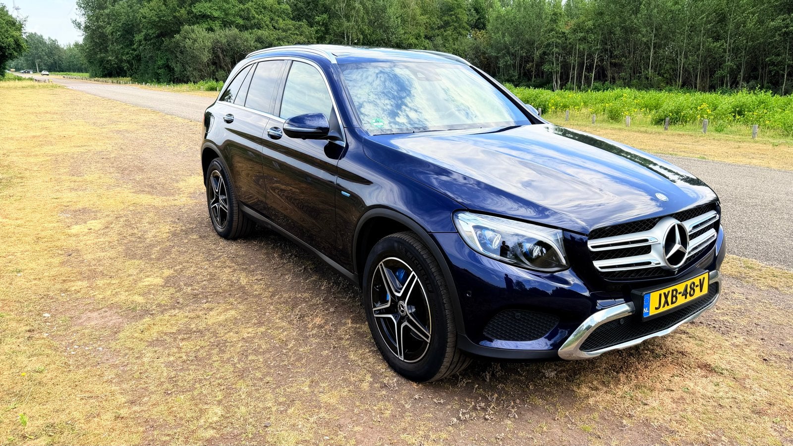 Mercedes-Benz GLC 350 e Plug-in Hybrid 327pk 4MATIC, Auto's, Automaat, 4 cilinders, 2000 kg, Blauw