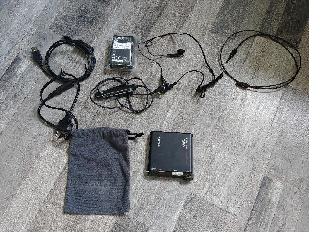Sony MZ-RH1 Hi-MD minidisc walkman - compleet, Audio, Tv en Foto, Walkmans, Discmans en Minidiscspelers, Ophalen of Verzenden