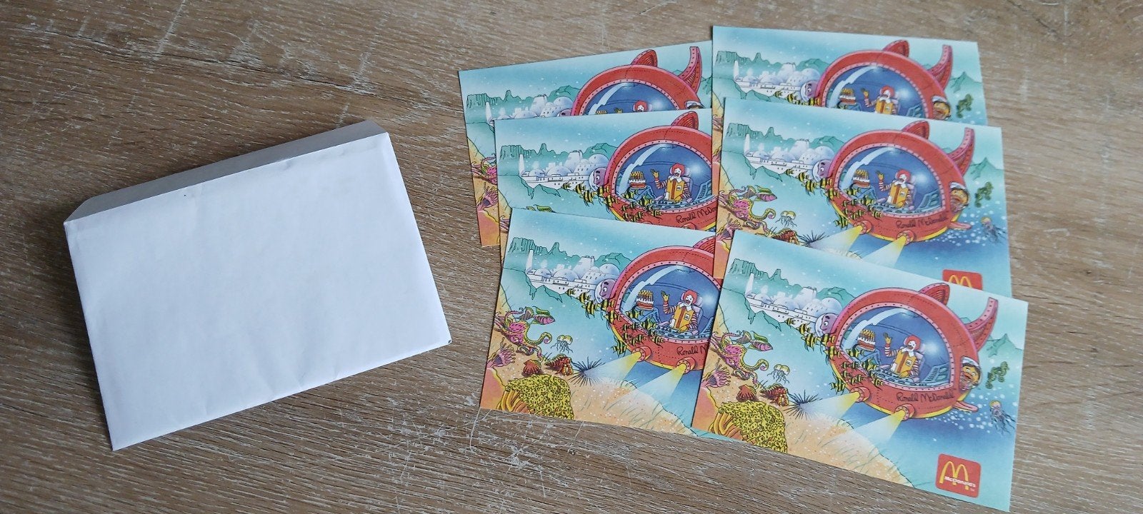 retro vintage McDonald's 90's verjaardag uitnodiging kaarten, Ophalen of Verzenden, Nieuw