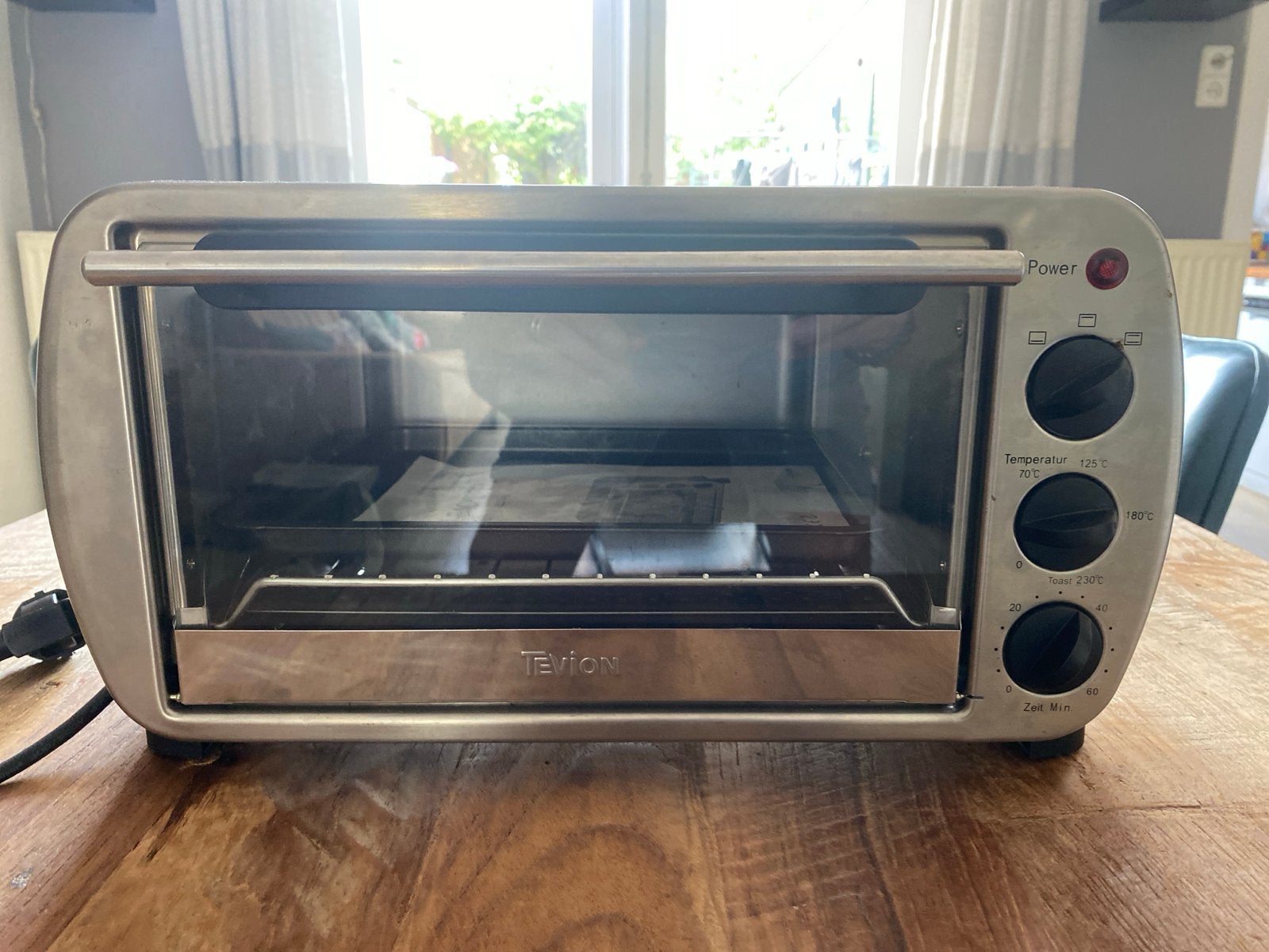 Compacte campingoven - Tevion Mini-Backofen MO 8125, Witgoed en Apparatuur, Ovens, Ophalen, Minder dan 45 cm, Vrijstaand, Mini-oven