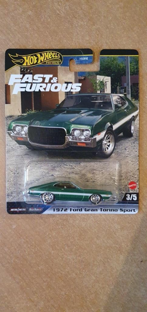 Hot Wheels Fast & Furious 1972 Ford Gran Torino Sport, Hobby en Vrije tijd, Modelauto's | Overige schalen, Nieuw, Auto, Ophalen of Verzenden