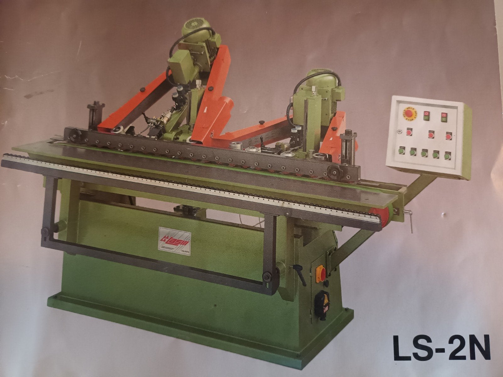 kantbewerking schuurmachine bandschuurmachine  volpato, Ophalen, Minder dan 600 watt, Bandschuurmachine