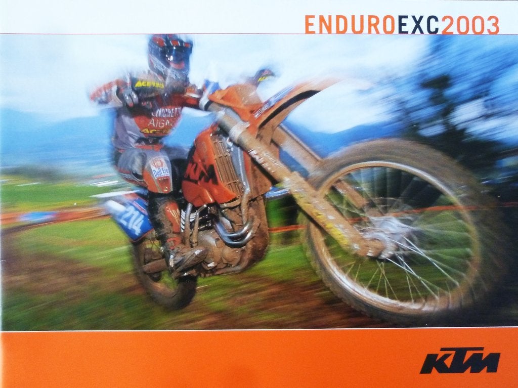 Folder KTM Enduro EXC 2003, Ophalen of Verzenden, Overige merken