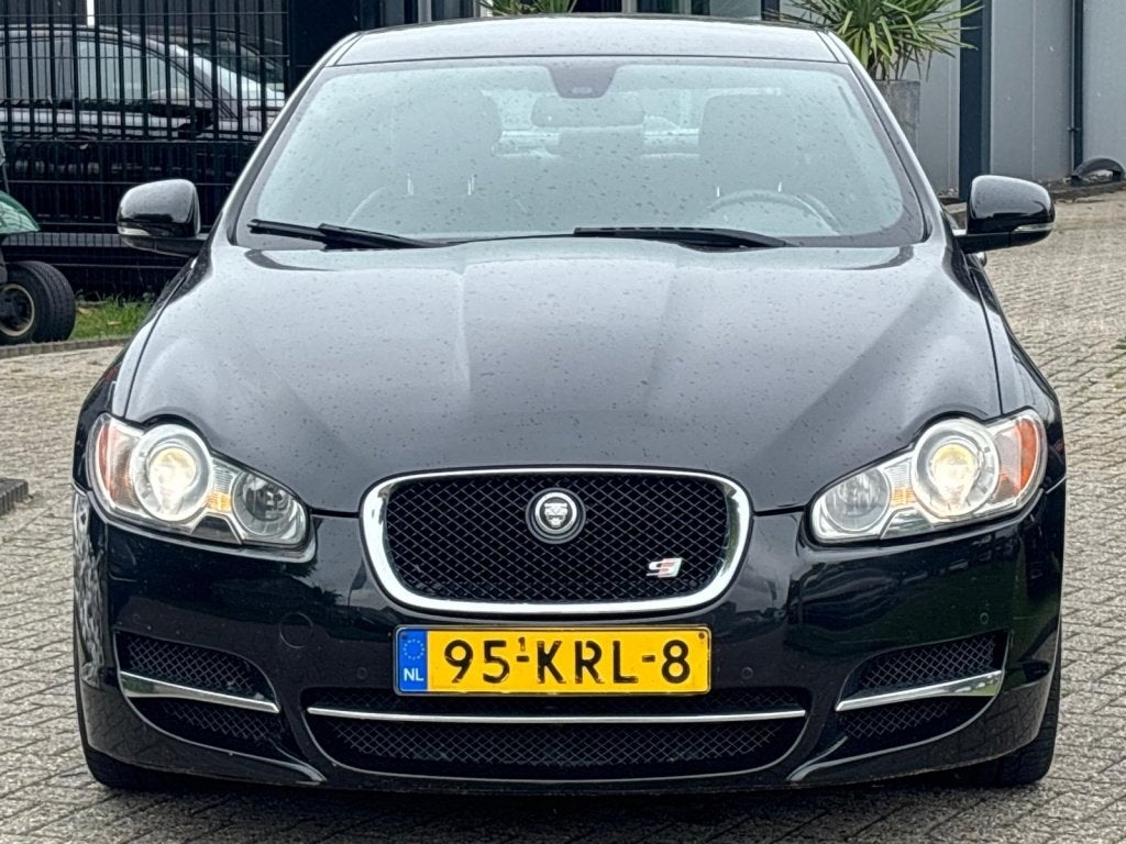 Jaguar XF 3.0D Diesel V6 S Portfolio 2010 Zwart Youngtimer, Auto's, Euro 5, 15 km/l, Gebruikt, 2993 cc