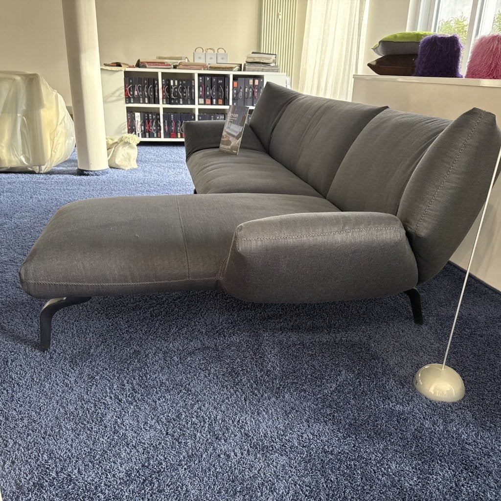 NIEUW Leolux DEVON 7000€ voor: 2425€, Ophalen, 100 tot 125 cm, Hoekbank, Stof