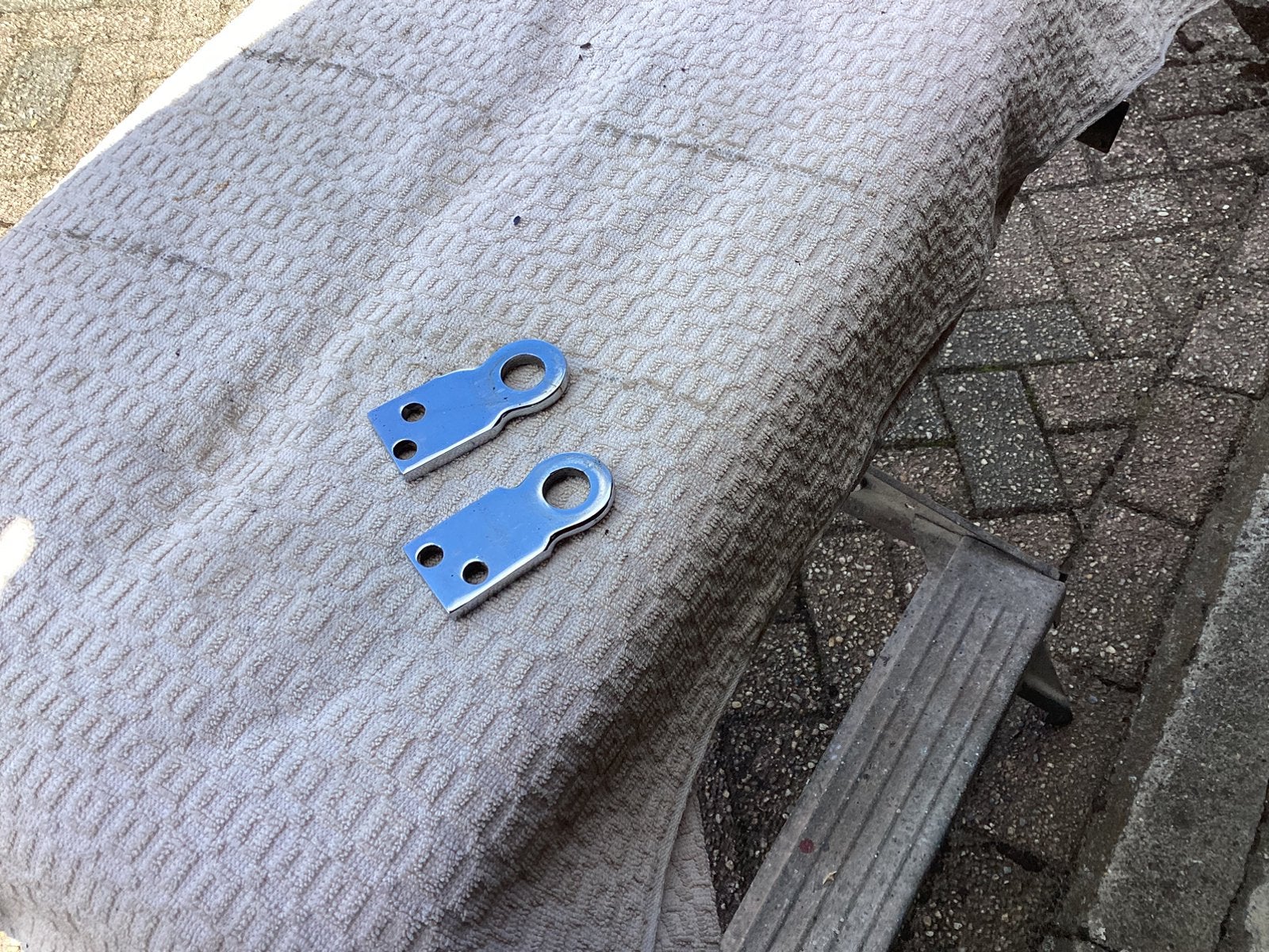 Beugeltjes voor koplampophanging MG TD/MG TC, Ophalen of Verzenden