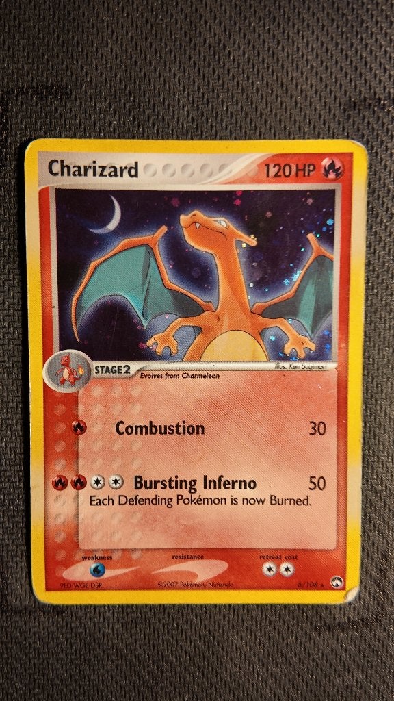 Charizard 6 Power Keepers | Pokemon kaart, Ophalen, Zo goed als nieuw, Losse kaart, Foil