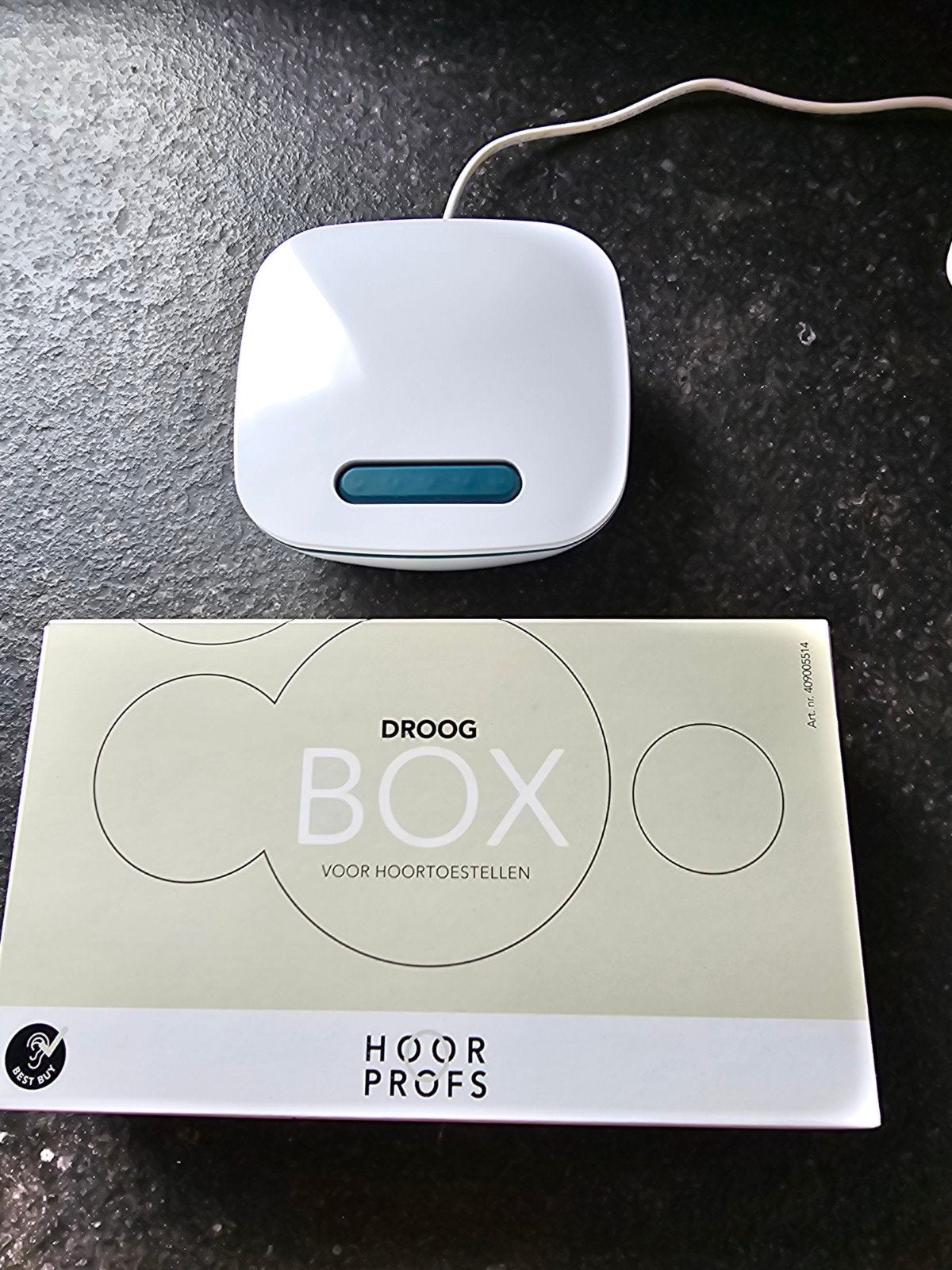 Clean & Dry box TC CDB 19 voor hoortoestellen, Ophalen