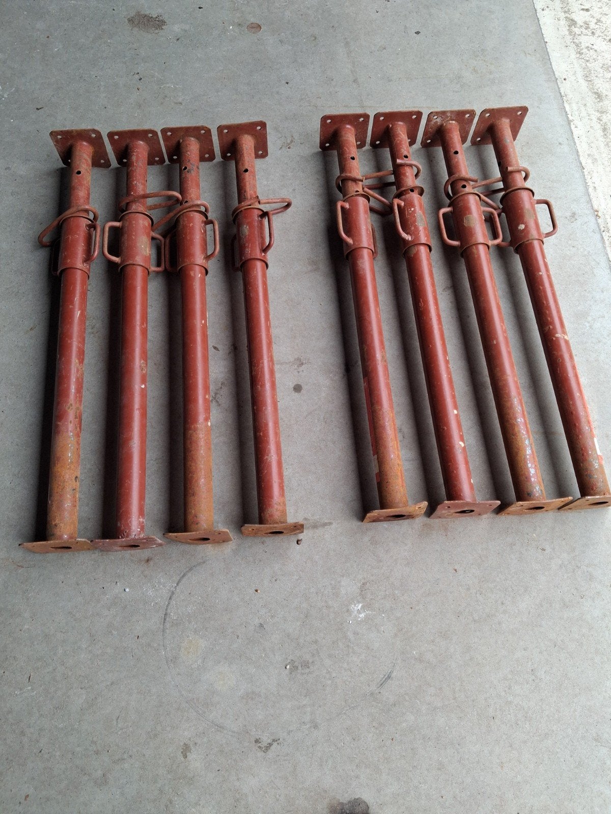 Schroefstempels, bouwstempels (8 stuks), Ophalen, Gebruikt, Overige typen, Minder dan 2 meter