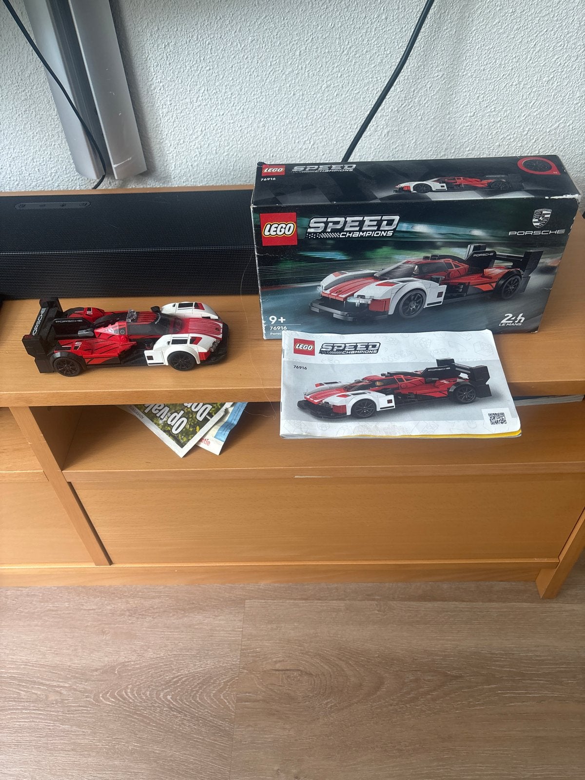 LEGO Speed Champions Porsche 963 (76916) - Zonder Coureur, Ophalen, Gebruikt, Overige merken