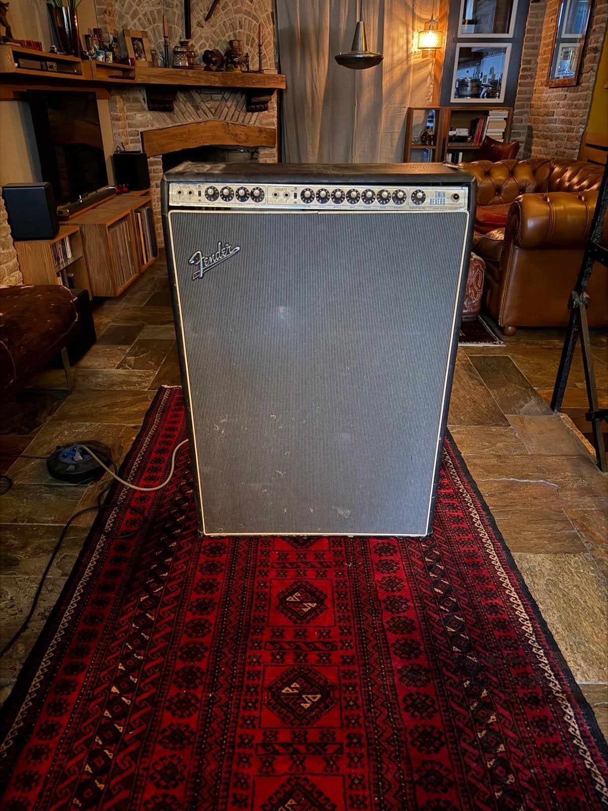 Fender silvervace  Twin Reverb 2x15